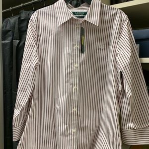 Ralph Lauren no iron blouse size M
